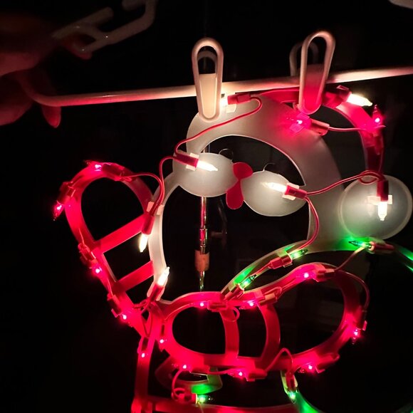 Impact Innovations 18" Lighted Santa Claus Christmas Window Silhouette EUC Cute - Picture 8 of 16